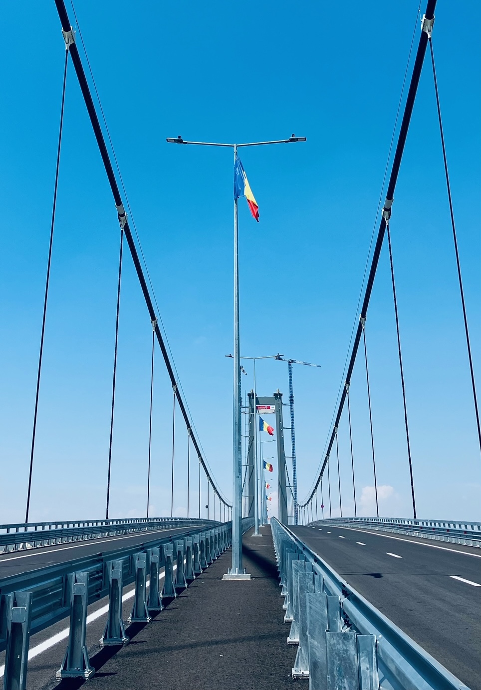 Podul peste Dunăre de la Brăila are din nou probleme: Se fac din nou reparaţii, traficul rutier este afectat
