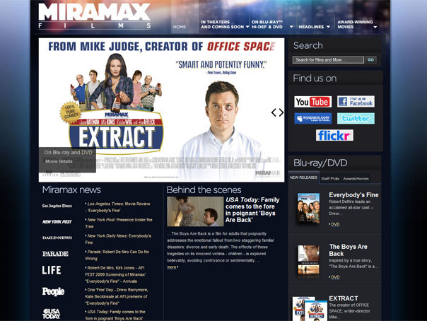 Studioul Miramax ar putea fi vândut cu 1 miliard de dolari - presă