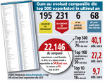 Top 500 cei mai mari exportatori. Dependenţa de sectorul auto creşte. Doar doi antreprenori în top 100
