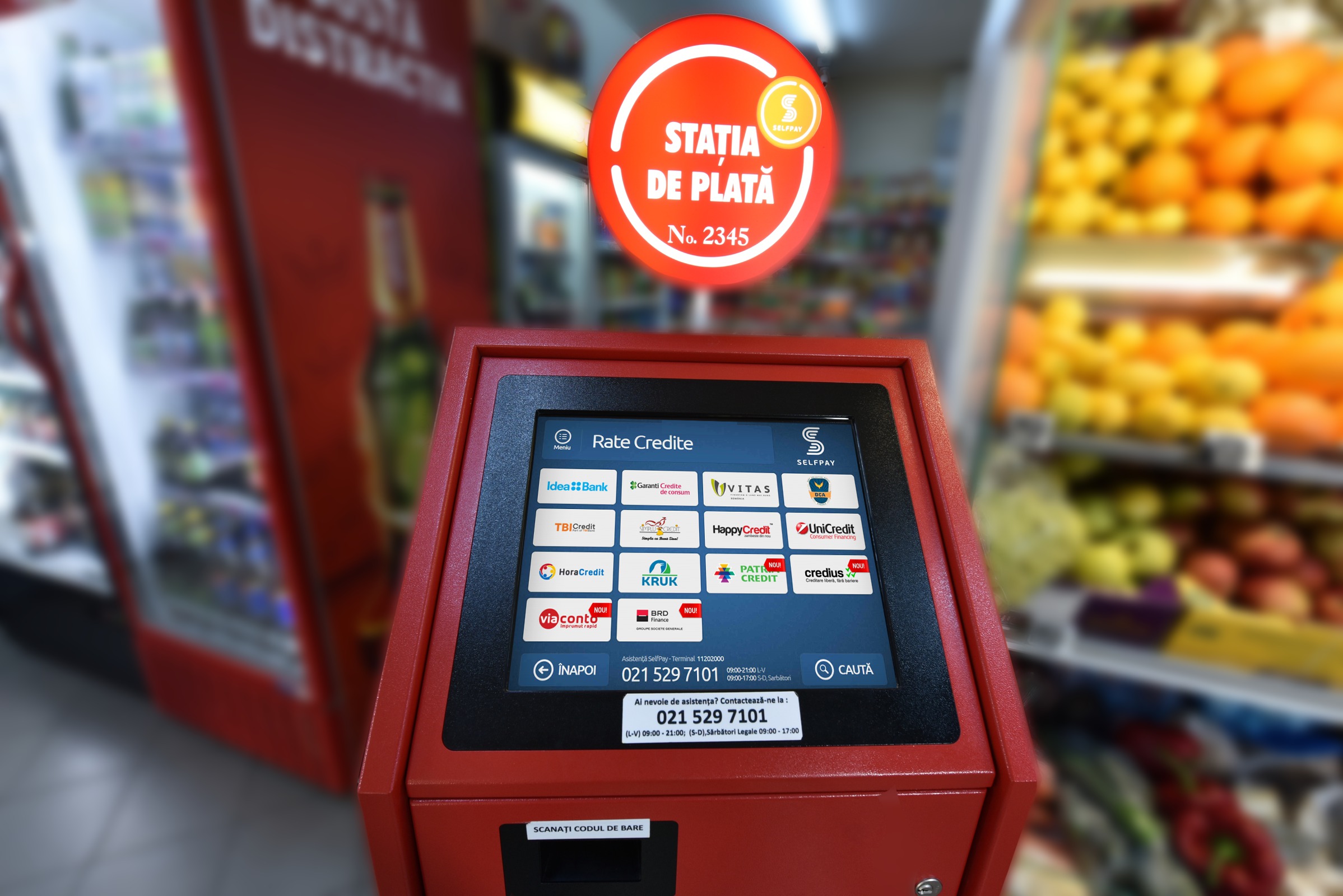 Clienţii IFN-urilor BRD Finance şi Patria Credit pot plăti ratele la automatele SelfPay