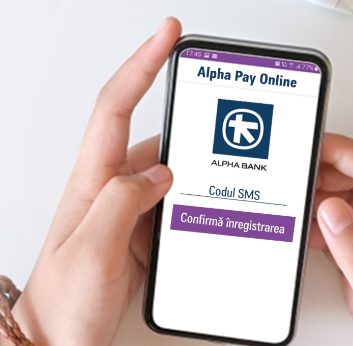 Alpha Bank lansează noua aplicaţie Alpha Pay Online cu tehnologie biometrică