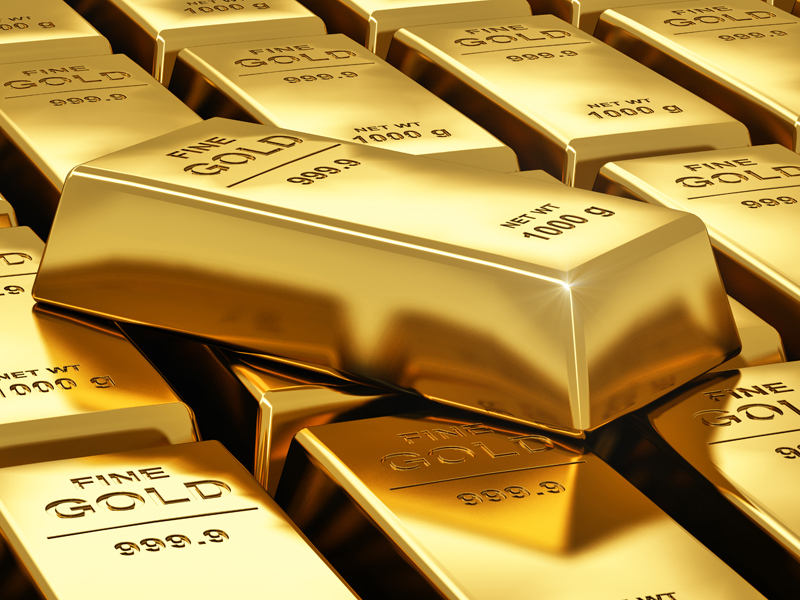Preţul aurului a ajuns la minimul ultimilor trei ani