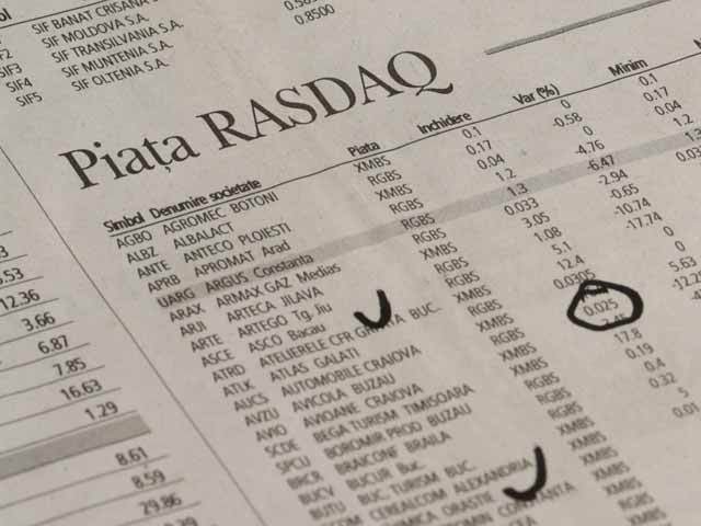 ​O firmă de pe RASDAQ cu afaceri zero se listează la categoria a III-a a BVB