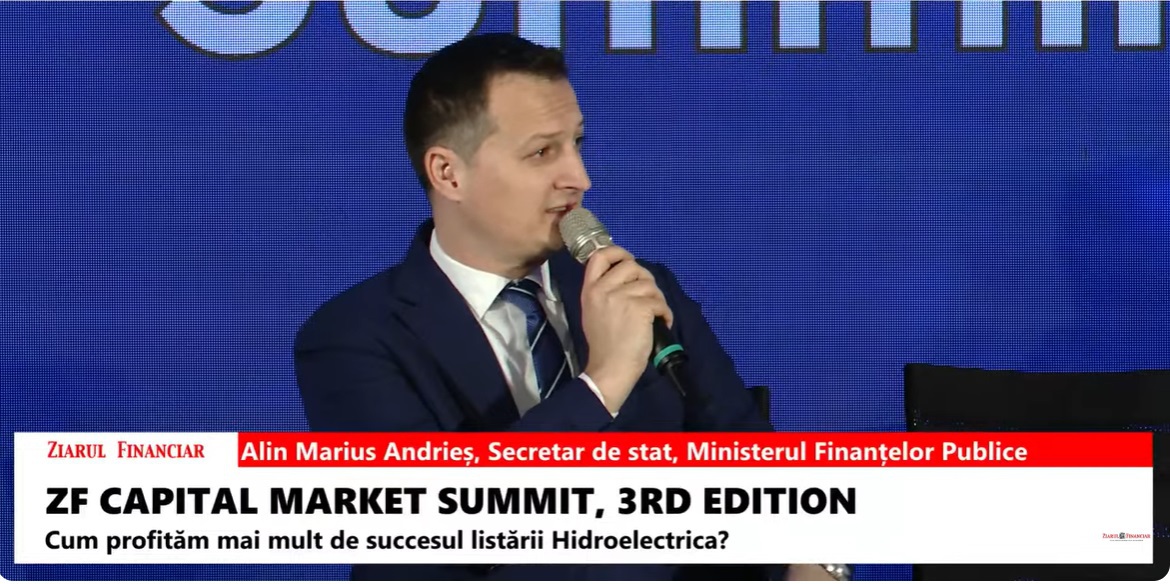 Alin Marius Andrieş, Secretar de stat Ministerul Finanţelor Publice: Ministerul a solicitat în ultimele AGA de la Fondul Proprietatea limitarea temporară a procesului de dezinvestire, pentru a conserva portofoliul până avem o viziune privind viitorul fondului