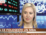 VIDEO ZF Live. Adriana Georgescu,EMBA WU Executive Academy: Un absolvent de MBA este promovat în 2-3 ani de la terminarea programului
