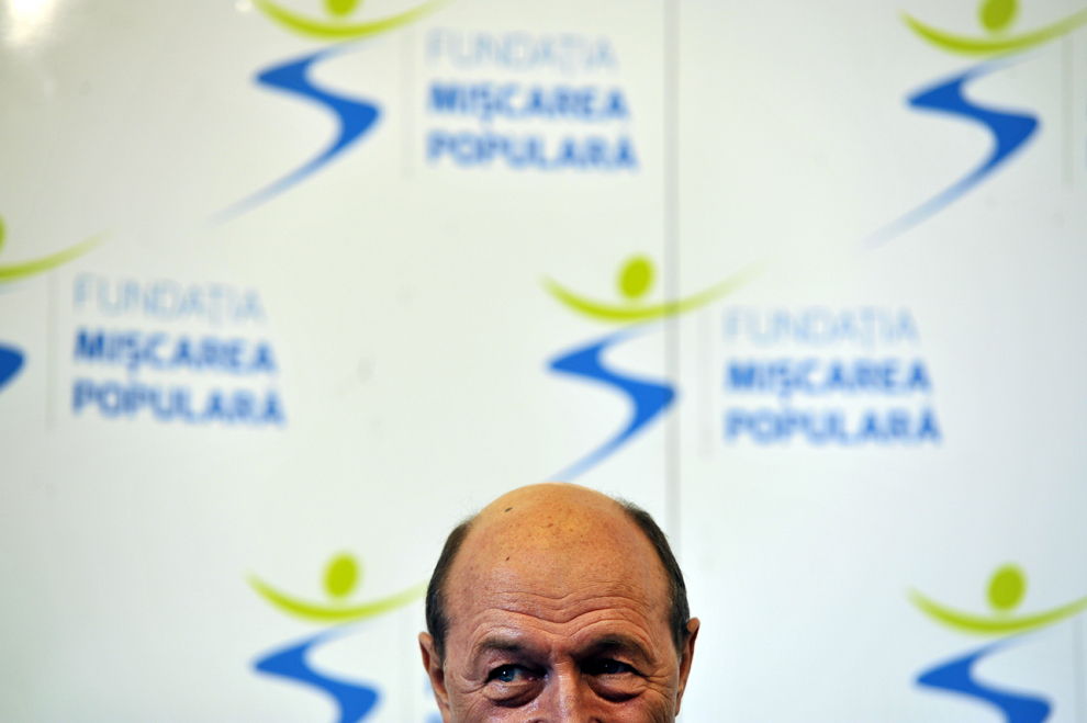 Preşedintele Traian Băsescu participă la o dezbatere publică intitulată “Statul de drept – între modelul european şi realitatea din România", organizată de Fundaţia Mişcarea Populară, în Cluj-Napoca, duminică, 9 februarie 2014.