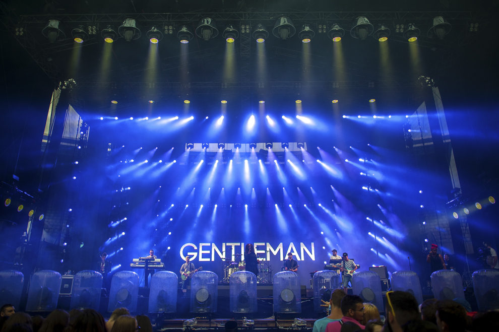 Trupa Gentleman sustine un concert in cadrul festivalului Untold, la Cluj-Napoca, vineri, 31 iulie 2015.