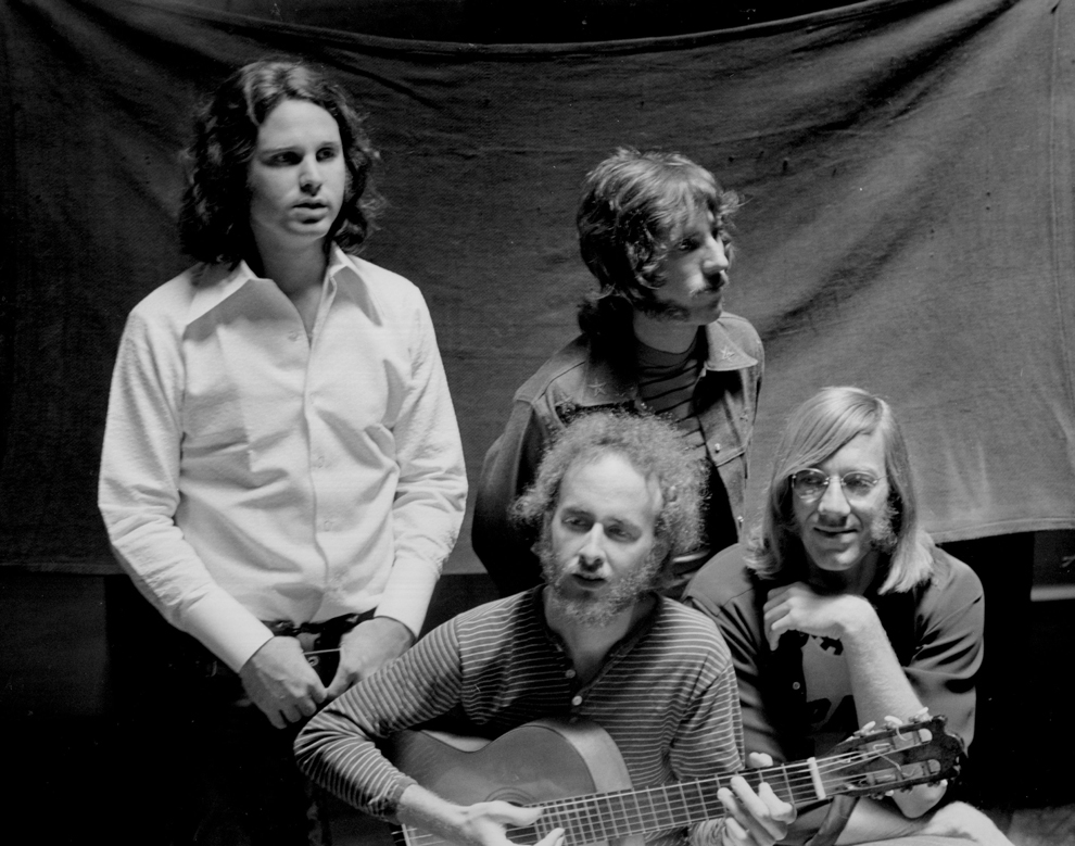 Trupa The Doors, într-o fotografie nedatată, circa 1960.