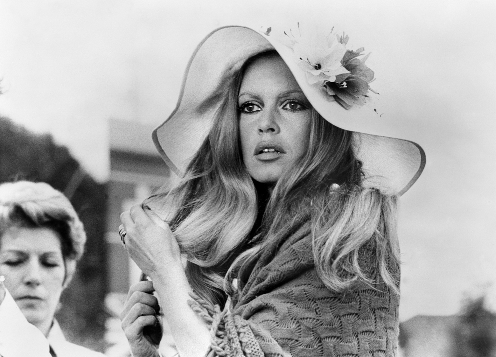 Actriţa de origine franceză Brigitte Bardot, interpretează un rol în filmul „Don Juan 73”, în Stockholm, Suedia, 4 august 1972.