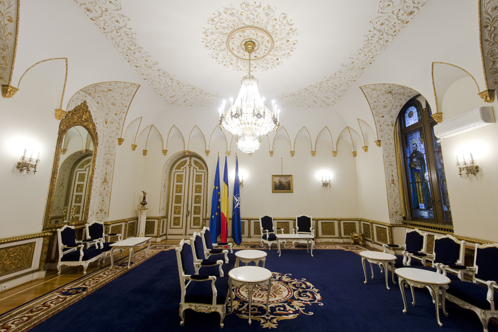 Salonul Cantacuzinilor, Palatul Cotroceni, marţi, 23 septembrie 2014.
