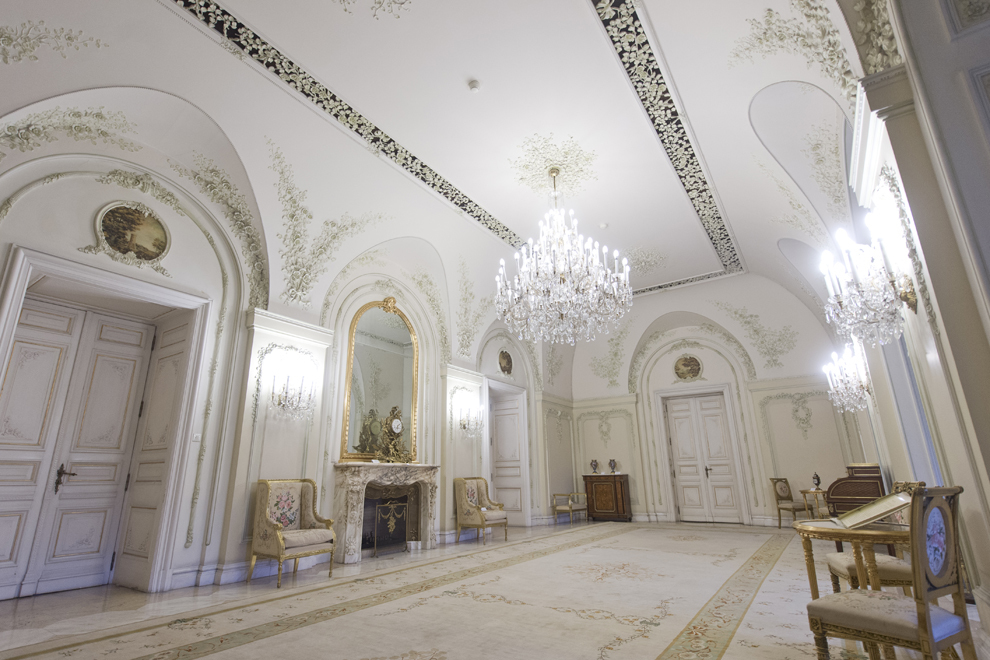 Salonul Florilor, Muzeul Cotroceni, Palatul Cotroceni, marţi, 23 septembrie 2014.