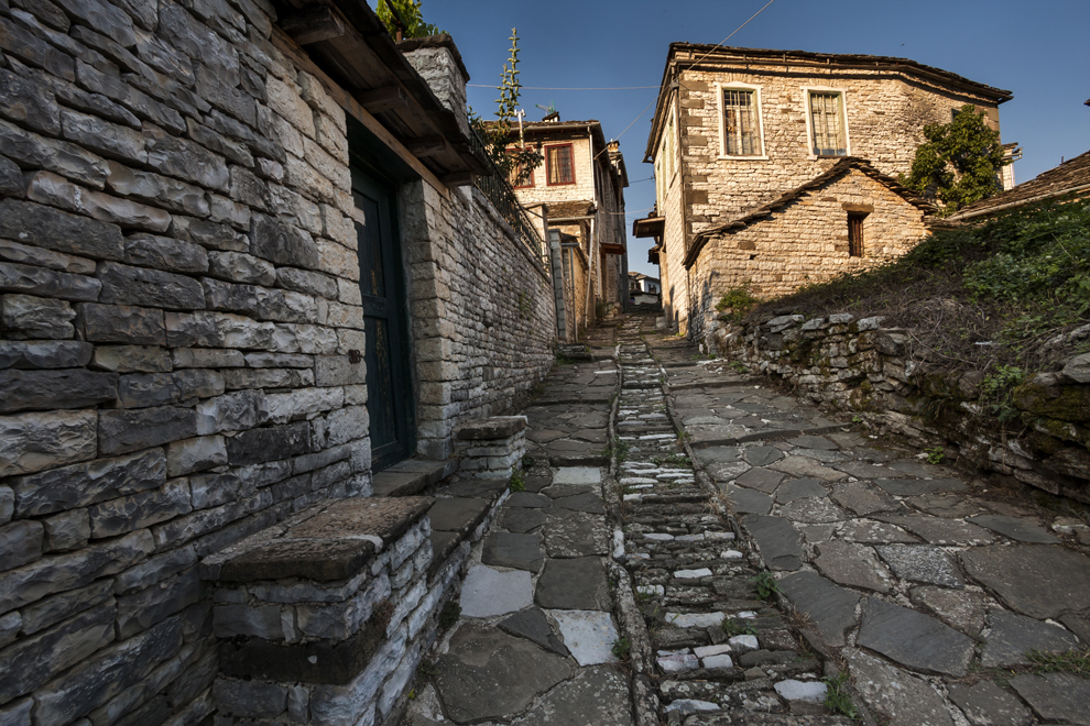 Satul Dilofo, unul din cele mai bine conservate sate din regiunea Zagoria.