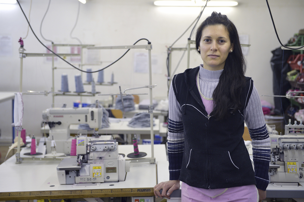 Florina Rotaru, 26 ani, confecţioner textile.