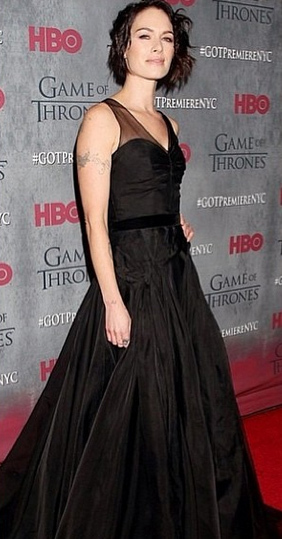 Tatuaje Lena Headey (Cersei Lannister Game of Thrones)