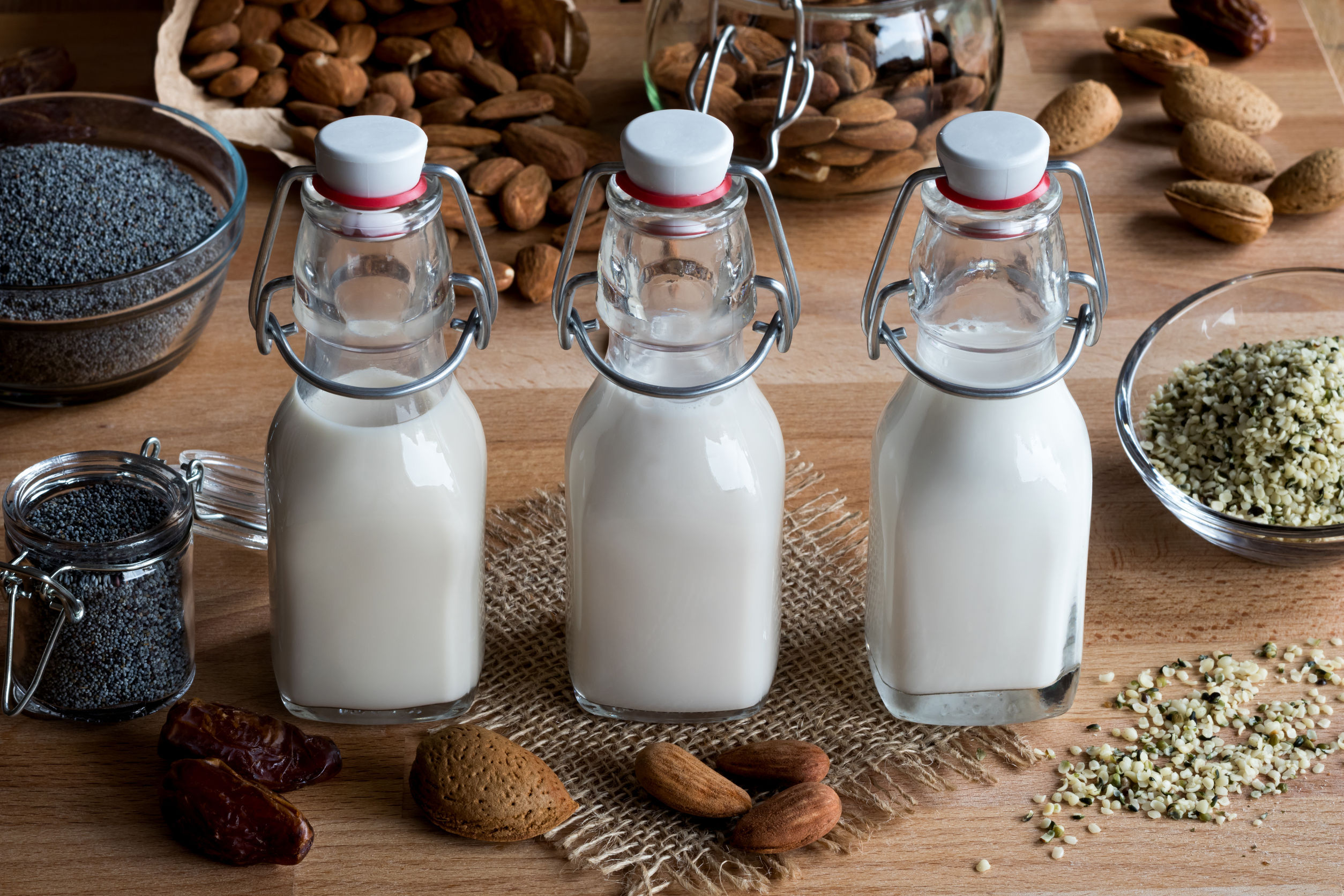 6 alternative vegetale la laptele de vacă