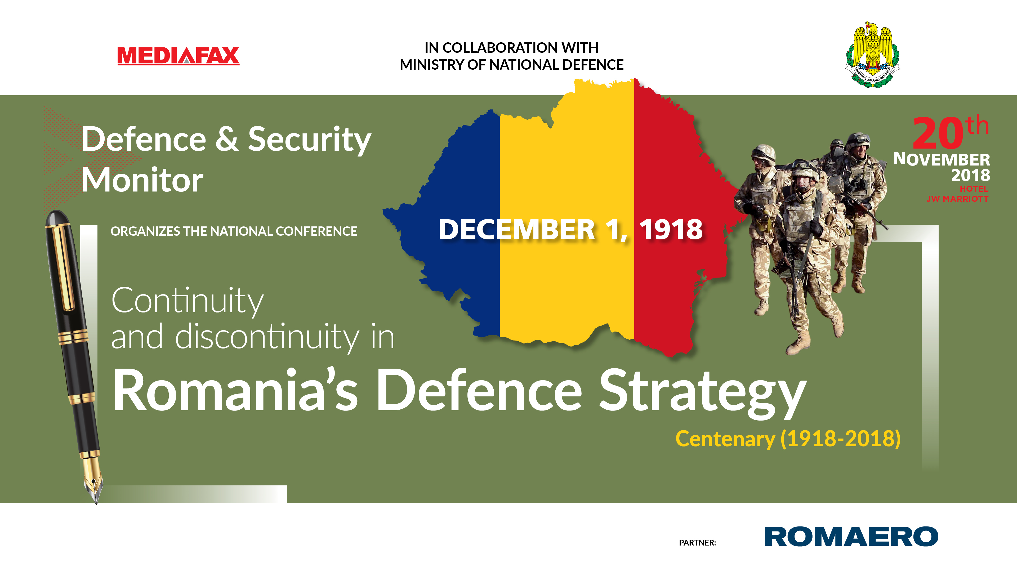 Continuity and discontinuity in Romania’s defence strategy during the 100 years since Romania’s Great Union 