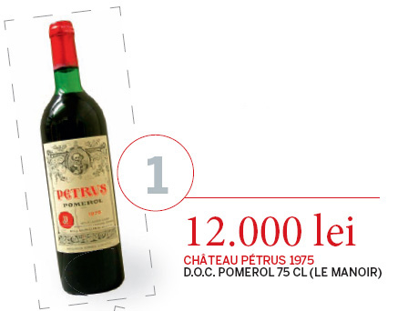 Cele mai scumpe vinuri vandute in Romania