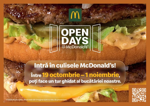 O nouă invitaţie în culisele McDonald’s®: a doua ediţie Open Days din 2026