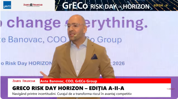 Ante Banovac, COO GrECo Group: Inteligenţa Artificială trebuie să funcţioneze cu nişte limite şi a venit momentul să acţionăm