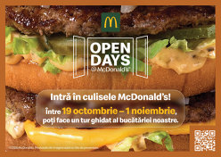 O nouă invitaţie în culisele McDonald’s®: a doua ediţie Open Days din 2026