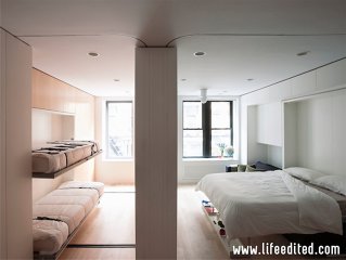 Ingeniozitate remarcabilă: Doi arhitecţi români au transformat un apartament de 40 mp din New York într-o superlocuinţă. VIDEO