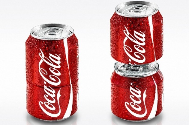 Coca-Cola lansează doza ce poate fi desfăcută în două. VIDEO