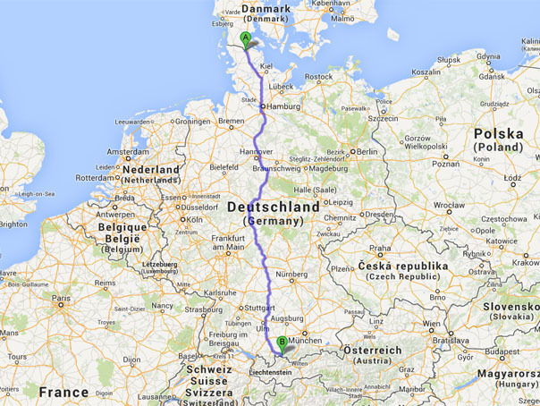 Cea mai lungă autostradă din Europa. Cum arată şoseaua care leagă Danemarca de Austria, prin Germania. FOTO