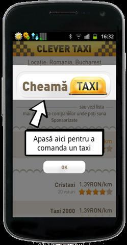 Orange lansează aplicaţia Clever Taxi prin care clientul poate comanda un taxi