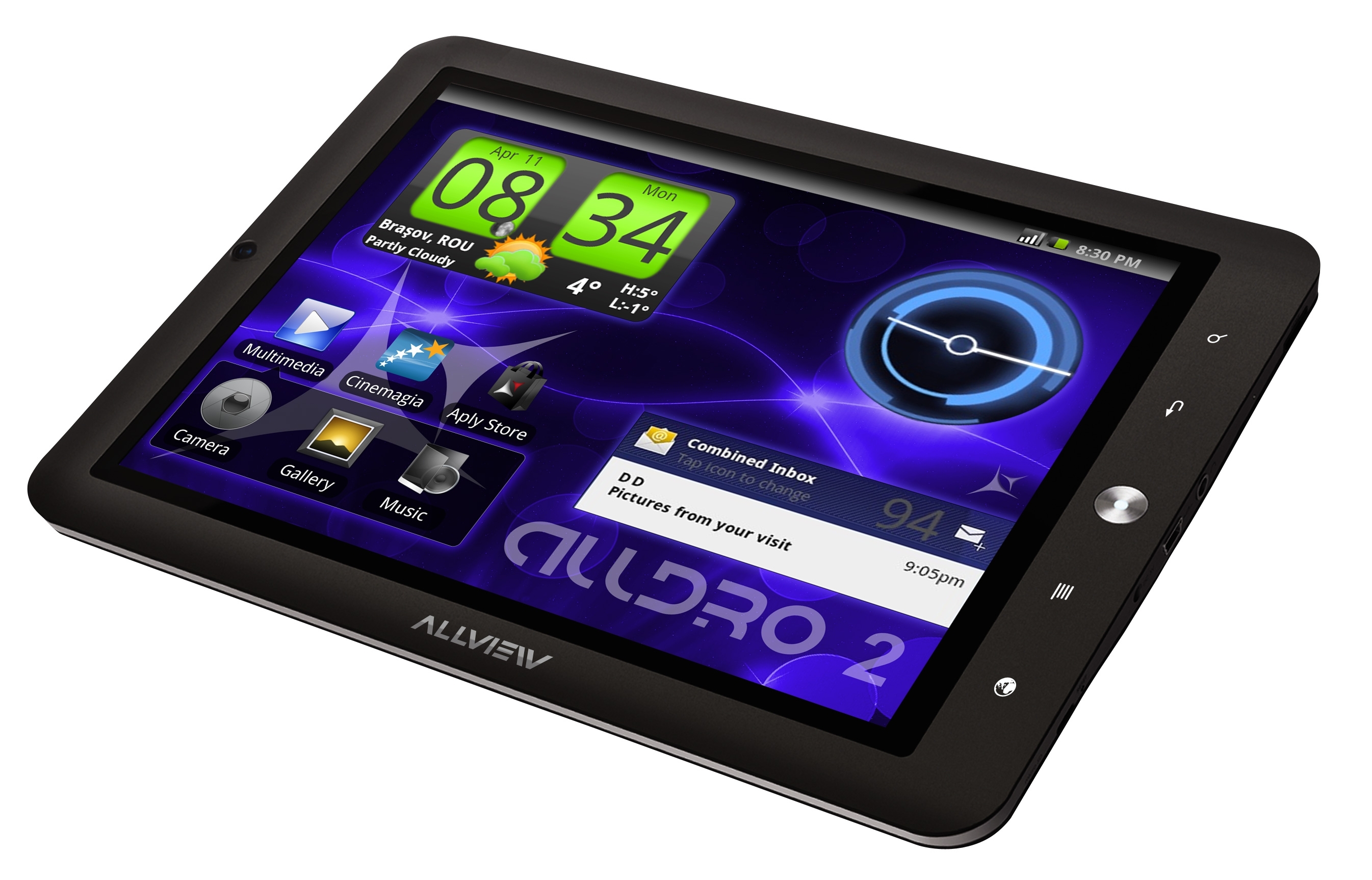 Braşovenii de la Allview au lansat o nouă tabletă - AllDro 2. Vedeţi aici cu ce se laudă device-ul de 750 de lei - GALERIE FOTO