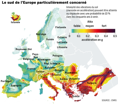 HARTA seismică a Europei. Câte cutremure au fost în România de la începutul lui 2013 până acum