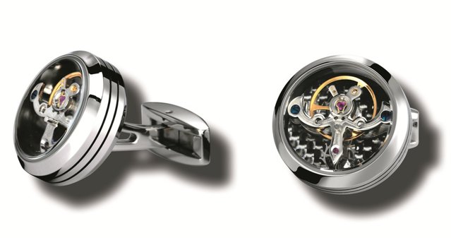 Cadoul perfect pentru colecţionarii de ceasuri – butonii Tourbillon