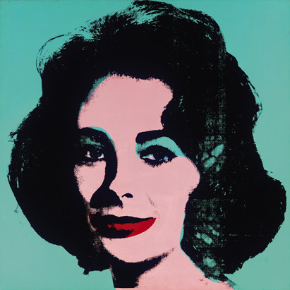 Un portret al lui Elizabeth Taylor semnat de Andy Warhol, scos la licitaţie pentru 20 mil. dolari