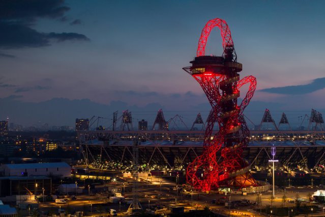 Cum arată Orbit, cel mai urât turn olimpic, construit pentru Jocurile Olimpice din Londra. Galerie FOTO