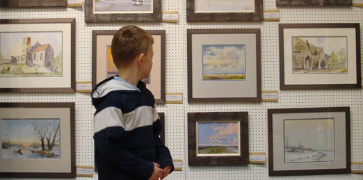 Tablouri pictate de un băiat de nouă ani, vândute cu 386.000 de dolari, în 25 de minute