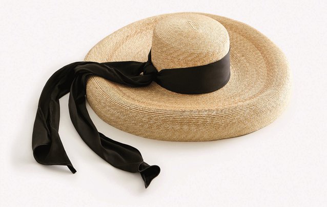 Pălărie de rafie Uterque, 445 de lei, magazine Uterque