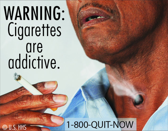 Cum speră autorităţile SUA să descurajeze fumatul. Vedeţi aici cu ce imagini for fi întâmpinaţi fumătorii pe pachetul de ţigări - GALERIE FOTO