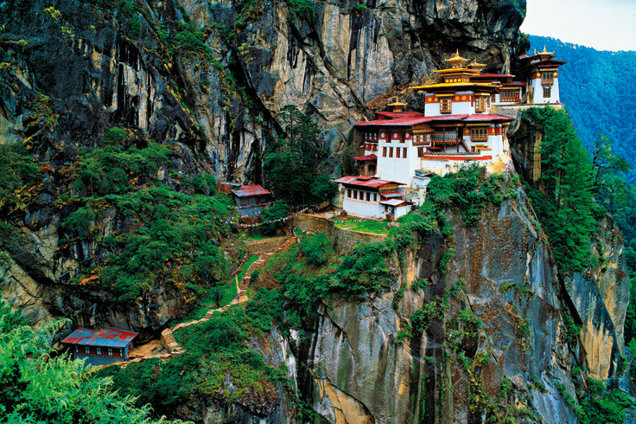 Bhutan, Paro Taktsang (în traducere Cuibul Tigrului)