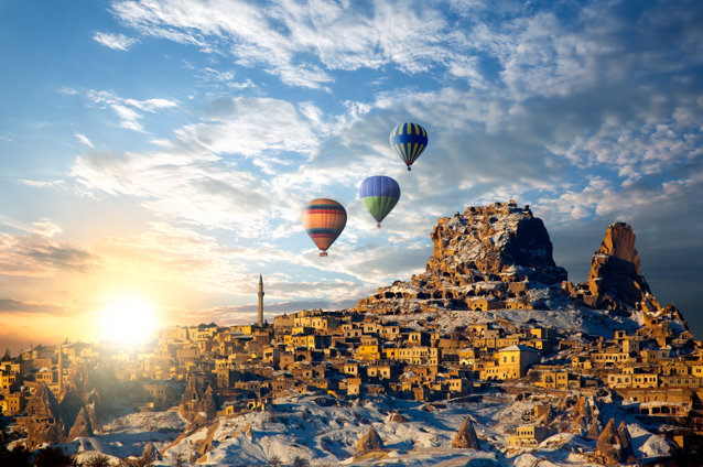 Zbor cu balonul în Cappadocia