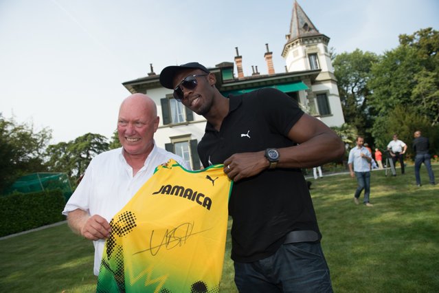 Cum a fost răsfaţat  atletul olimpic Usain Bolt de ziua sa, de către preşedintele Hublot  