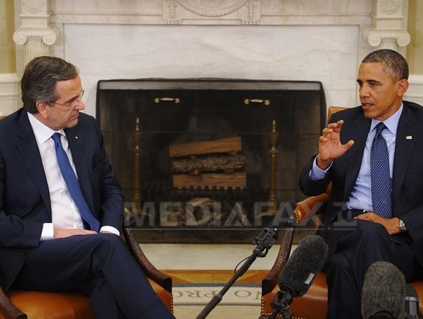Imaginea articolului Obama, întâlnire cu premierul grec în Biroul Oval: Austeritatea nu poate fi singura strategie în Grecia