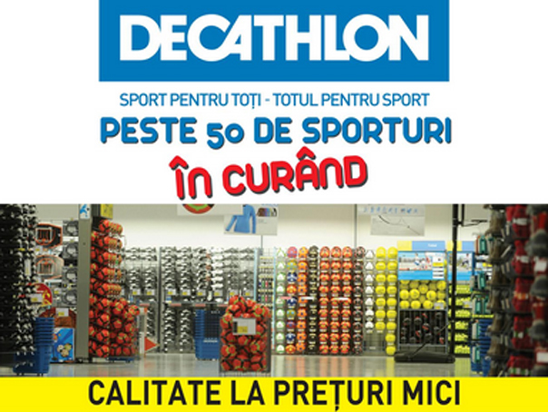 Imaginea articolului Decathlon va deschide săptămâna viitoare un magazin la Târgu Mureş