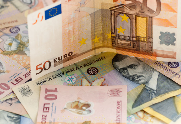 Imaginea articolului ROBOR creşte, dar Euro ne dă un răgaz. Moneda europeană a coborât la un nou minim al acestui an