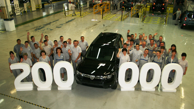 Imaginea articolului Dacia a produs maşina Duster cu numărul 200.000