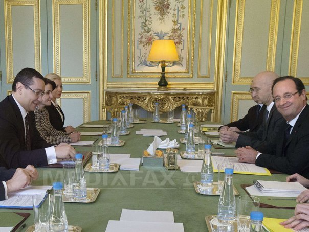 Imaginea articolului Ponta, după discuţia cu Hollande: Axa Paris-Bucureşti se va dezvolta în folosul ambelor părţi