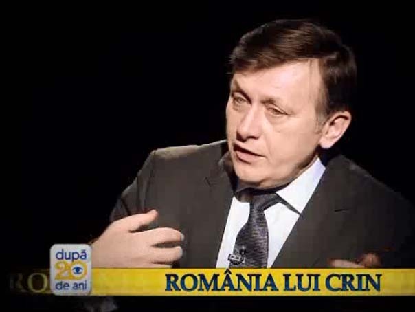 Imaginea articolului Crin Antonescu este invitat, duminică, la "După 20 de ani" - VIDEO