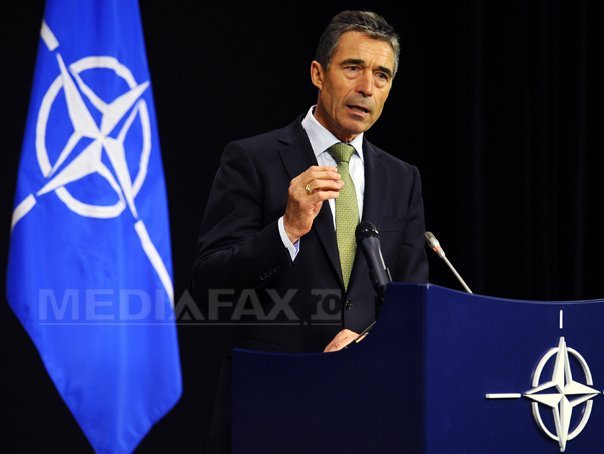 Imaginea articolului Secretarul general al NATO, Anders Fogh Rasmussen, face vineri o vizită în Bucureşti