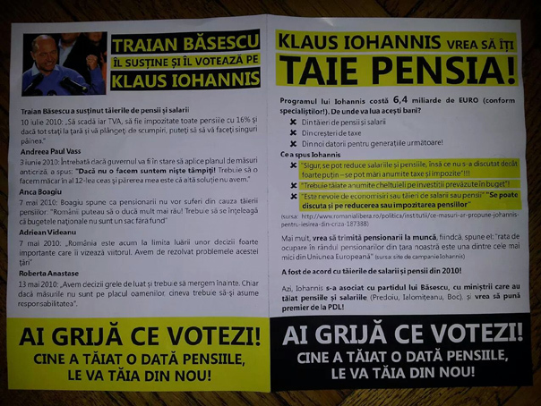 Imaginea articolului ACL acuză PSD că a folosit Poşta Română pentru a transmite pliante anti-Iohannis - FOTO/ Poşta: Nu ne asumăm conţinutul mesajelor