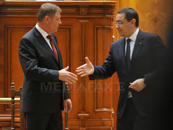 Imaginea articolului Întâlnire Iohannis-Ponta, luni, la Palatul Cotroceni. Premierul confirmă întâlnirea