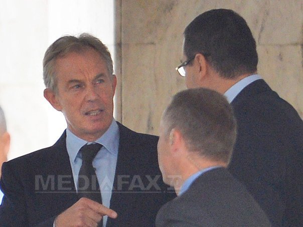 Imaginea articolului Fostul prim-ministru britanic Tony Blair, la Palatul Victoria pentru o discuţie cu Ponta