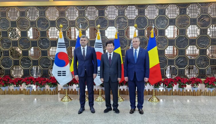 Imaginea articolului Nicolae Ciucă şi Marcel Ciolacu, întâlnire cu preşedintele Adunării Naţionale din Coreea de Sud